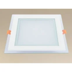 PANNELLO LED INCASSO LUCE 3000K-6500K 18W QUADRATO AM-CS-18 CON BORDO TRAPARENTE 00694