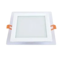 PANNELLO LED INCASSO LUCE 3000K-6500K 12W QUADRATO AM-CS-12 CON BORDO TRAPARENTE 00687