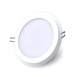 PANNELLO LED SLIM INCASSO BORDO IN VETRO 6W CCT TRE COLORAZIONI DI LUCE P75E-T3C