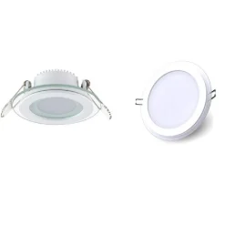 PANNELLO LED SLIM INCASSO BORDO IN VETRO 6W CCT TRE COLORAZIONI DI LUCE P75E-T3C