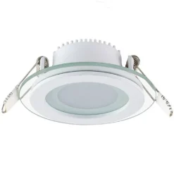 PANNELLO LED SLIM INCASSO BORDO IN VETRO 6W CCT TRE COLORAZIONI DI LUCE P75E-T3C