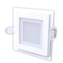 PANNELLO LED SLIM INCASSO BORDO IN VETRO 6 W CCT 3 COLORAZIONI DI LUCE P-75E-Q3C
