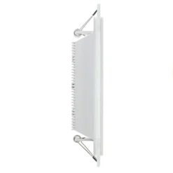 PANNELLO LED SLIM QUADRATO INCASSO CORNICE VETRO 12W CCT 3000K 4000K 6500K P125E-Q3C