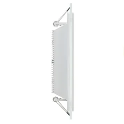PANNELLO LED SLIM QUADRATO INCASSO CORNICE VETRO 18W CCT 3000K 6500K 4000K P165E-Q3C
