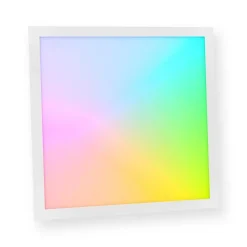 PANNELLO LED 94W ULTRA SLIM 24V LUCE RGB+4000K RGBW INCASSO 62X62CM CROMOTERAPIA