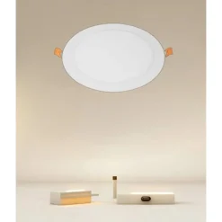 PANNELLO LED 18WATT DA INCASSO ROTONDO BIANCO Ø225MM LUCE 3000K-6500K IP20 00045