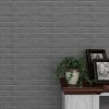 PANNELLO SPUGNA 3D MATTONI GRIGIO ADESIVO PARETI SFONDO CASA MURI 30X60CM