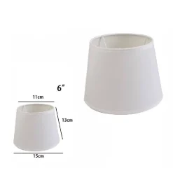 PARALUME CONICO CILINDRO CAPPELLO RICAMBIO PER LAMPADA E APPLIQUE IN TESSUTO TNT