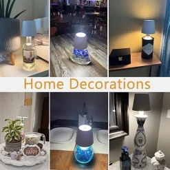 PARALUME PER BOTTIGLIA VINO A LED RICARICABILE DIMMERABILE LUCE SENZA FILI BAR SOGGIORNO