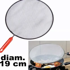 PARASCHIZZI PARASPRUZZI CON MANICO PER PADELLA PENTOLA SPRUZZI FRITTURA CUCINA