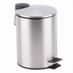 PATTUMIERA ACCIAIO A PEDALE 3 LITRI BIDONE CESTINO SPAZZATURA BAGNO CASA 87443