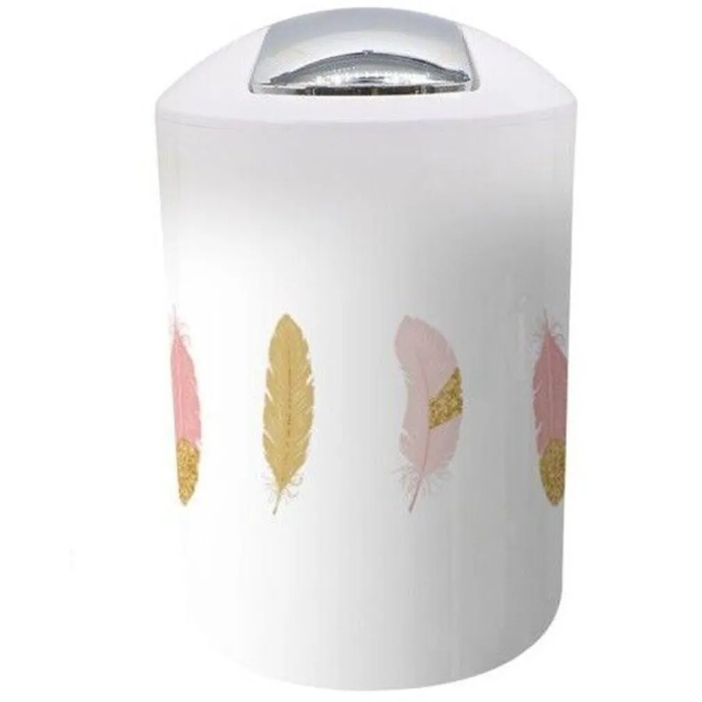 PATTUMIERA CESTINO SECCHIO RIFIUTI GETTACARTE ACCESSORI ARREDO BAGNO PIUME 69803