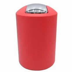 PATTUMIERA CESTINO SECCHIO RIFIUTI GETTACARTE ACCESSORIO DA BAGNO ROSSO 69946