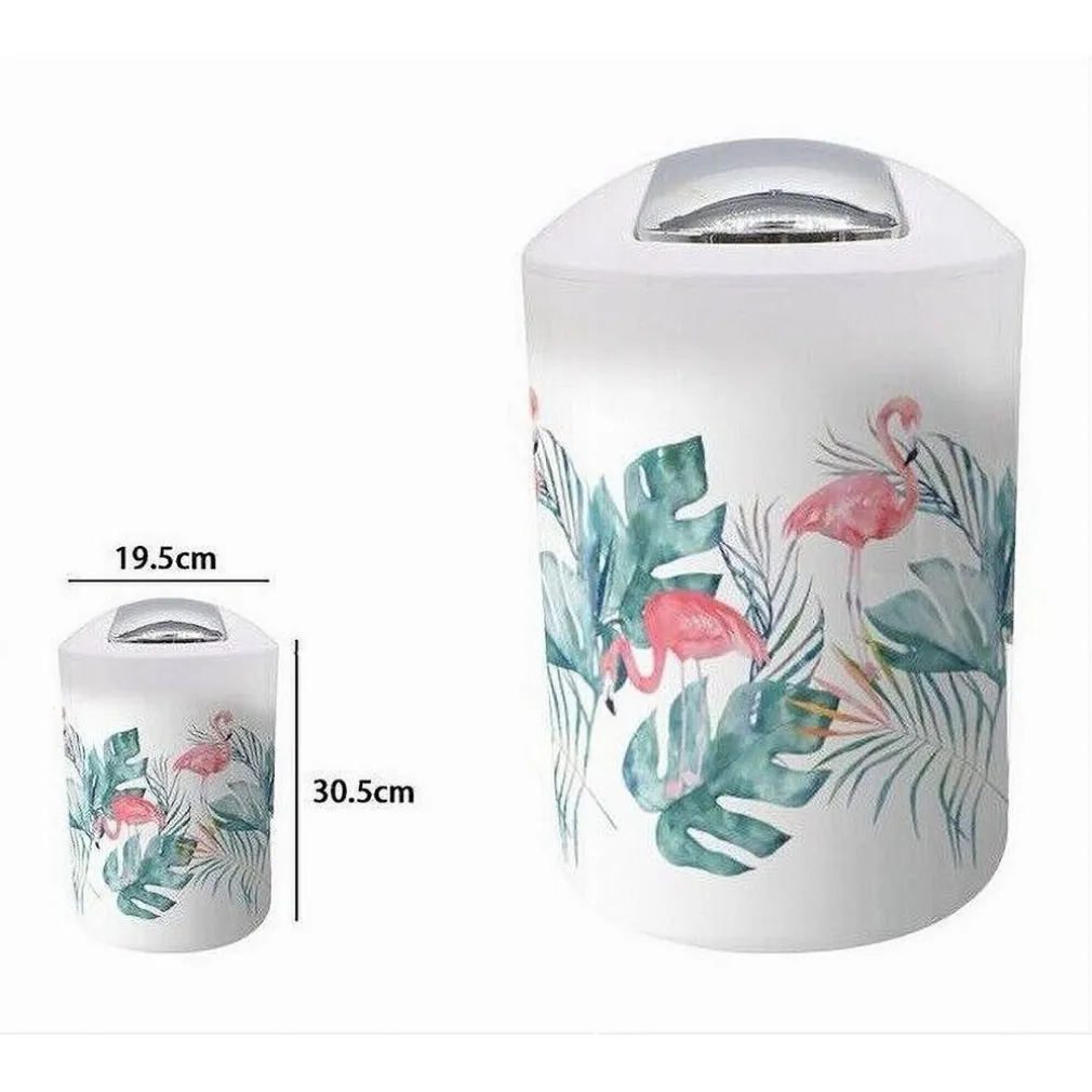 PATTUMIERA CESTINO SECCHIO RIFIUTI GETTACARTE ACCESSORIO BAGNO FENICOTTERI 69968