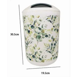 PATTUMIERA CESTINO SECCHIO RIFIUTI GETTACARTE ACCESSORI BAGNO FIORI FOGLIE 87058