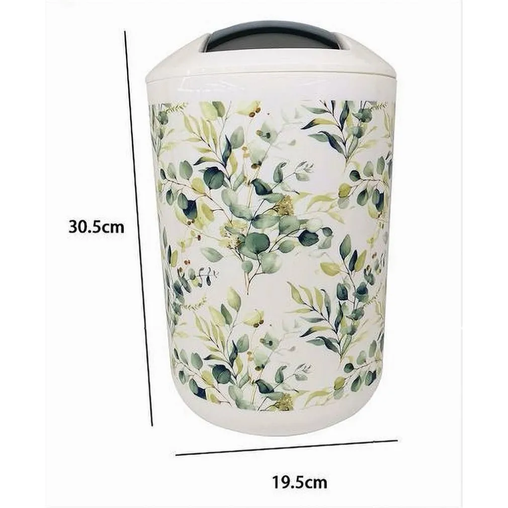PATTUMIERA CESTINO SECCHIO RIFIUTI GETTACARTE ACCESSORI BAGNO FIORI FOGLIE 87058