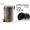 PATTUMIERA PORTASPAZZATURA 25X38CM 12LT DELUXE CUORE HOME MODERNO TORTORA 664489