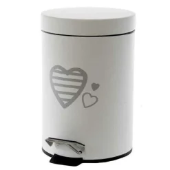 PATTUMIERA PORTASPAZZATURA METALLO 17X26CM 3LT CUORE MIO COLORI ASSORTITI 748646