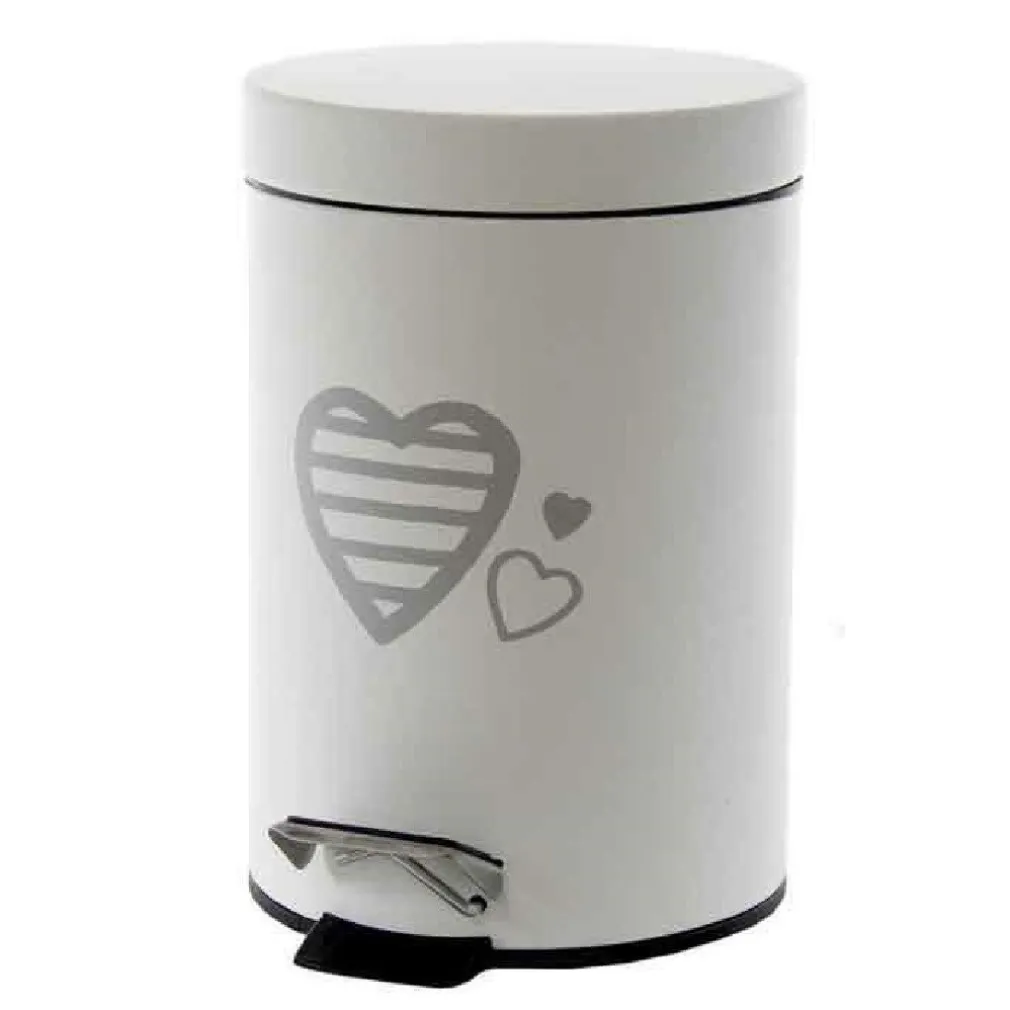 PATTUMIERA PORTASPAZZATURA METALLO 17X26CM 3LT CUORE MIO COLORI ASSORTITI 748646