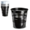PATTUMIERA TONDA CESTINO IN PLASTICA 11.3LT 27.5X27.5X28 CM VARI COLORI 11962H1