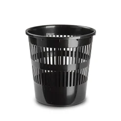 PATTUMIERA TONDA CESTINO IN PLASTICA 11.3LT 27.5X27.5X28 CM VARI COLORI 11962H1