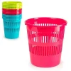 PATTUMIERA TONDA CESTINO IN PLASTICA 11.3LT 27.5X27.5X28CM IN VARI COLORI 11962
