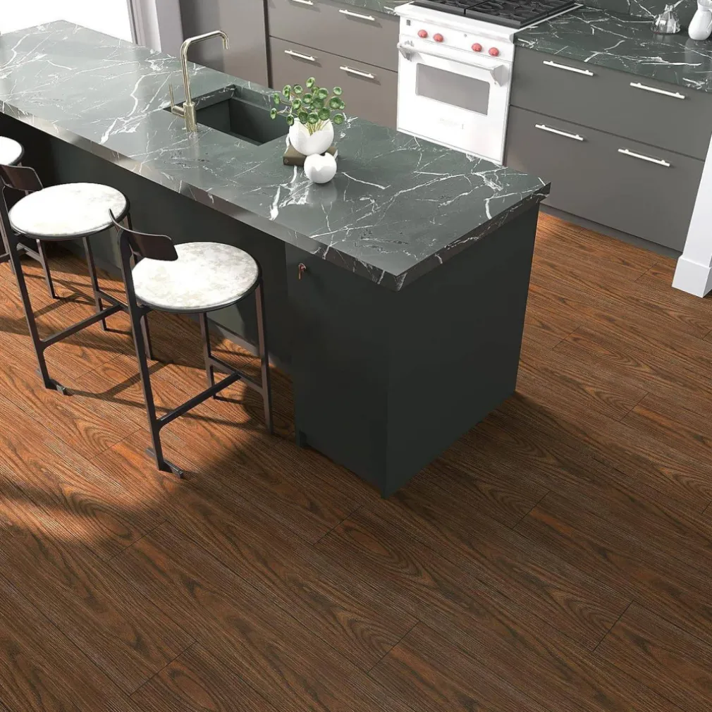 PAVIMENTO FINTO PARQUET EFFETTO LEGNO PIASTRELLE ADESIVE 15X90CM SPESSORE 6MM