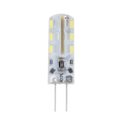 5pcs PEZZI DC12V 3014 SMD G4 Lampadina a led Luminosa 3W Bianco Caldo Freddo
