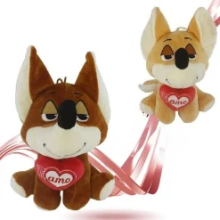 PELUCHE VOLPE 55 CM CUORE TI AMO IDEA REGALO SAN VALENTINO COL. ASSORTITI 92461