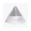 PENDENTE LAMPADA LAMPADARIO CONICO BIANCO ACCIAIO A SOFFITTO LUCE LED APPLIQUE DESIGN