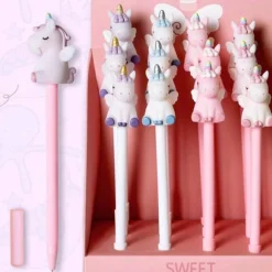 PENNA A SFERA CON CAPPUCCIO UNICORNO PER SCUOLA FESTA REGALINI BOMBONIERE GADGET