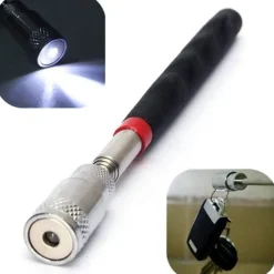 PENNA TELESCOPICA 80CM CON LUCE LED MAGNETICA COLLETTORE STRUMENTO PRECISIONE