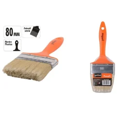 PENNELLO 80 MM PENNELLESSA CON MANICO IN PLASTICA PER PITTURA VERNICIARE 90259
