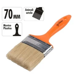 PENNELLO 70MM PENNELLESSA CON MANICO IN PLASTICA PER PITTURA VERNICIARE 90258