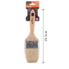 PENNELLO PIATTO 25.5 CM CON MANICO IN LEGNO SETOLE MORBIDE PITTURA VERNICE 90207