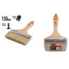 PENNELLO PIATTO DA 6" 150 MM PENNELLESSA PER PITTURA VERNICIARE DIPINGERE 90268
