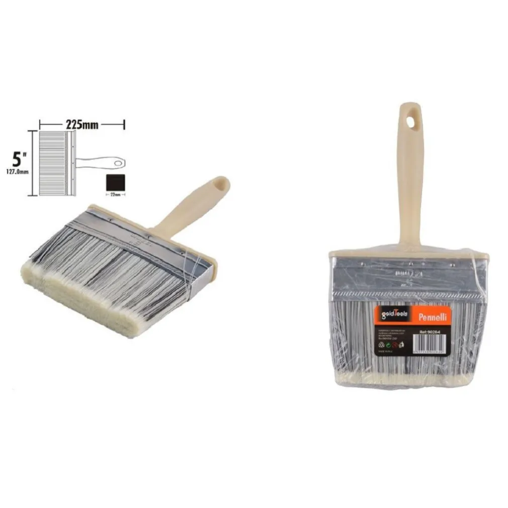 PENNELLO PITTURA 5" DA 225 MM PENNELLESSA PER SOFFITTO PARETI IMBIANCHINO 90284