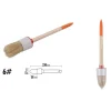 PENNELLO PITTURA MANIGLIA IN LEGNO SETOLE NATURALI A TESTA TONDA 38 MM 6" 90291