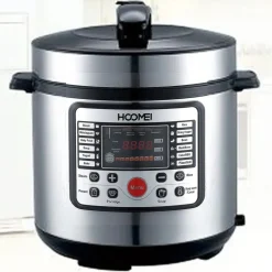 PENTOLA A PRESSIONE ELETTRICA MULTIFUNZIONE 900W 5LT ANTIADERENTE 12 COTTURE