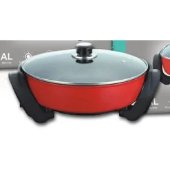PENTOLA ELETTRICA PADELLA QUADRATA ANTIADERENTE 30CM 1500WATT CASSERUOLA TX-9810