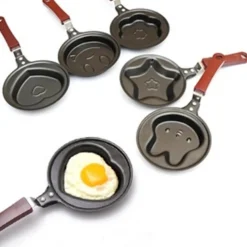 PENTOLINO CASSERUOLA CON MANICO VARIE FORME ANTI ADERENTE UOVA FRITTATA DOLCI