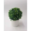 PIANTA CESPUGLIO VASO PLASTICA 18CM ARTIFICIALI PORTAFIORI PIANTINA DECORAZIONE CASA