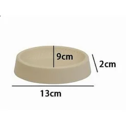 PIATTINO PER SAPONE BEIGE LAVORATO PORTASAPONETTA MODERNO ACCESSORIO BAGNO 79792