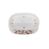 PIATTINO PORTA SAPONE SAPONETTA ACCESSORIO ARREDO BAGNO CON SFERE ASTRATTE 87084