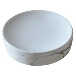 PIATTINO PORTA SAPONE SAPONETTA PER BAGNO ACCESSORI ARREDO EFFETTO MARMO 59890