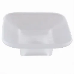 PIATTINO RICAMBIO PORTA SAPONE IN VETRO SATINATO QUADRATO BAGNO ACCESSORIO 87264