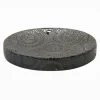 PIATTINO SAPONE PORTASAPONETTA MOTIVO ETNICO NERO ACCESSORIO ARREDO BAGNO 79965