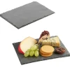 PIATTO IN PIETRA ARDESIA RETTANGOLARE 10x30CM PORTATA PER CIBI CALDI FREDDI