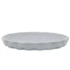 PIATTO PIATTINO PORTA SAPONE SAPONETTA ACCESSORI ARREDO BAGNO GRIGIO DECORATA 79952