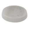 PIATTO PORTA SAPONE PIATTINO SAPONETTA BIANCO LAVORATO ACCESSORIO ARREDO BAGNO 10437